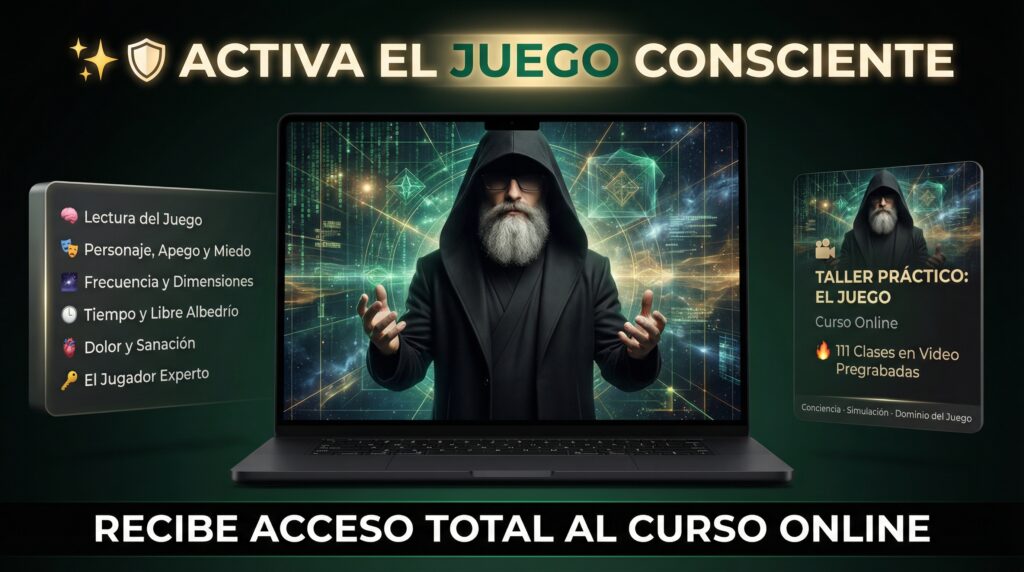 Cuando entiendes que la vida es un Juego, el dolor deja de ser castigo y se convierte en código.