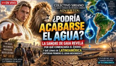 ASHTAR SHERAN, SIRIANOS Y GRAN CONSEJO ADVIERTEN: EL AGUA PODRÍA ACABARSE Y LATINOAMÉRICA SENTIRÍA PRIMERO EL ÉXODO